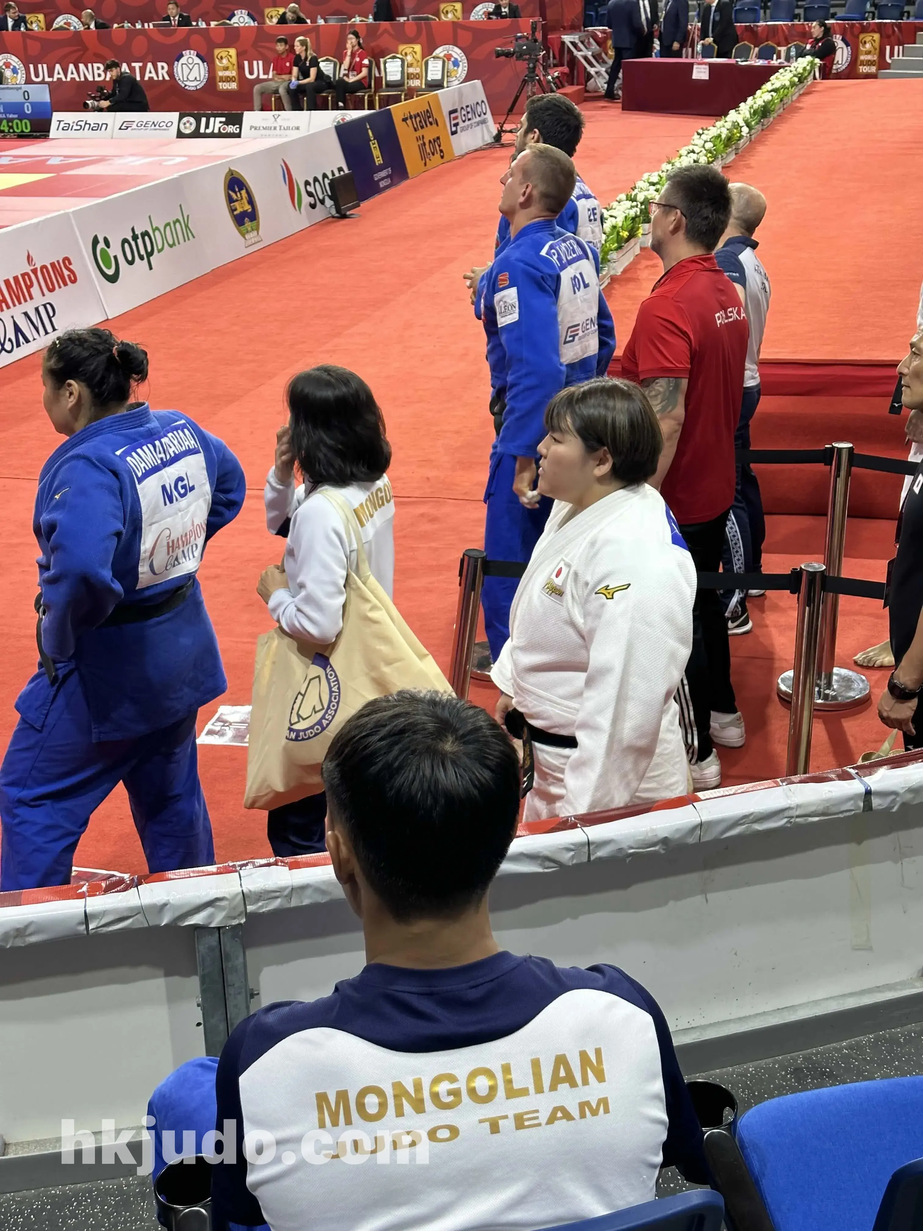 2026 烏蘭巴托大滿貫賽場 — 蒙古代表隊與各國選手於主場館