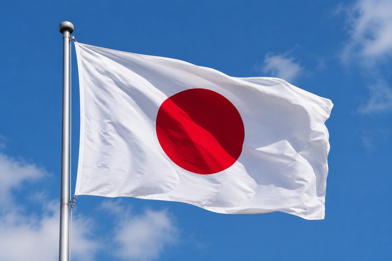 Japanese flag used as an editorial image for a judo medical science and competition safety report.