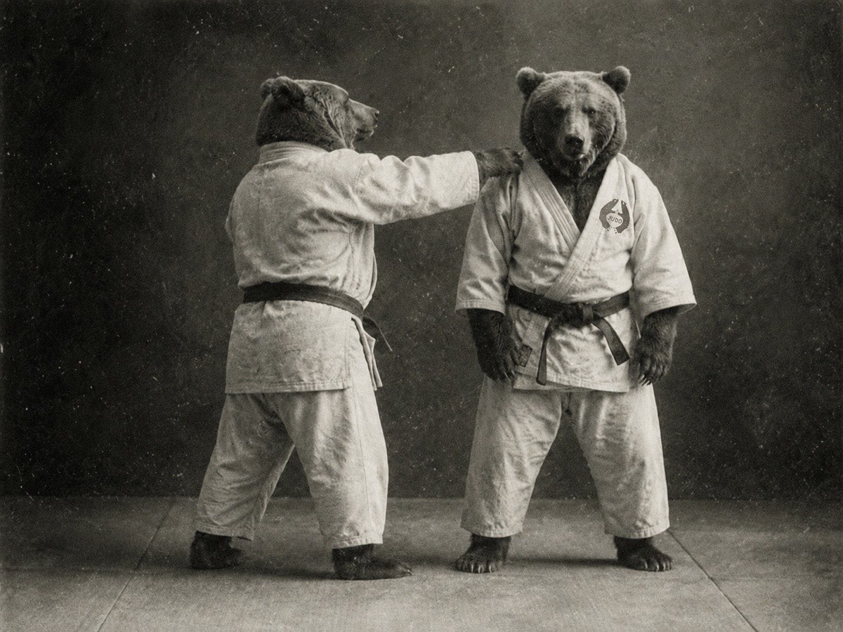 Kuma Dojo judo kata classroom page showing organised technique groups