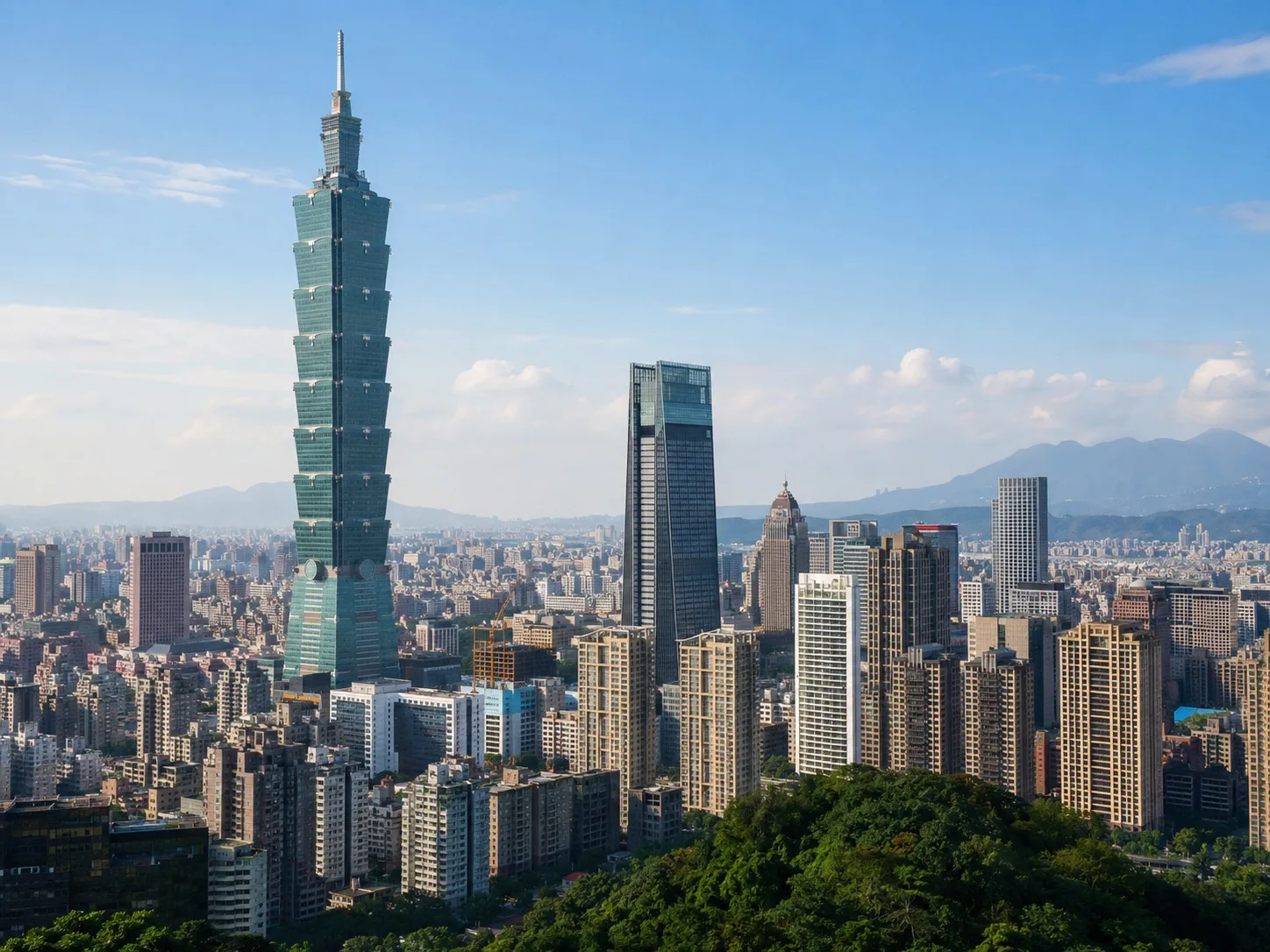 Taipei skyline with Taipei 101 representing the Taipei Asian Open news story