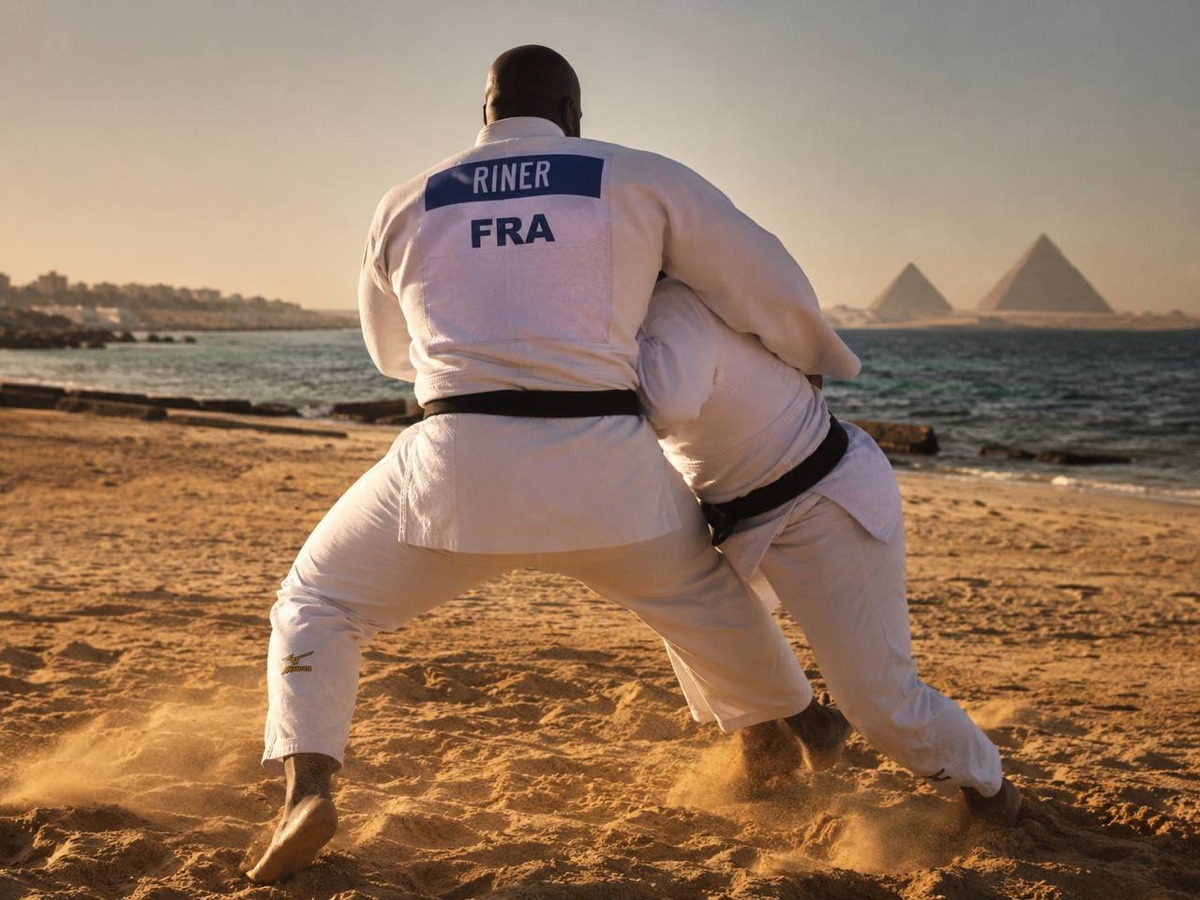 Teddy Riner Brings Judo on the Beach to Egypt