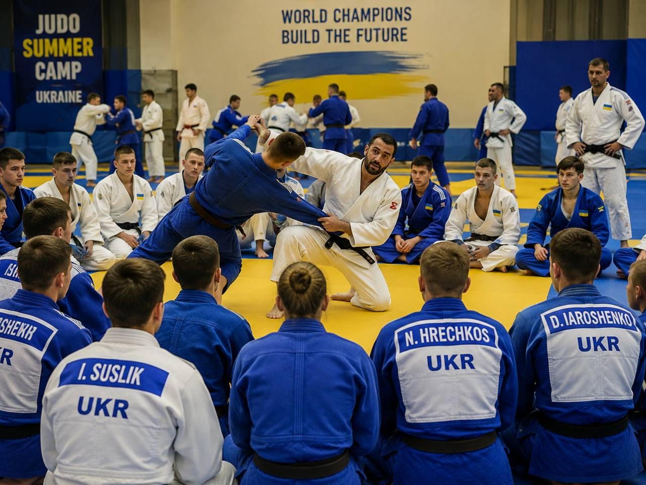 Champions Return to the Tatami for the Next Generation: Zantaraia Hosts Lombardo, Maisuradze and Rekhviashvili in Ukraine